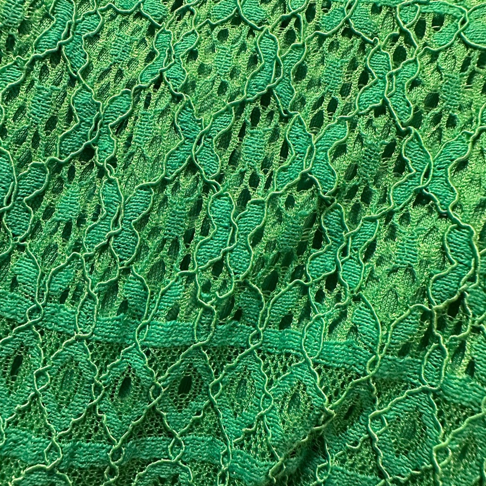 Lulu's Teal Green Lace midi Dress - Picture 5 of 5